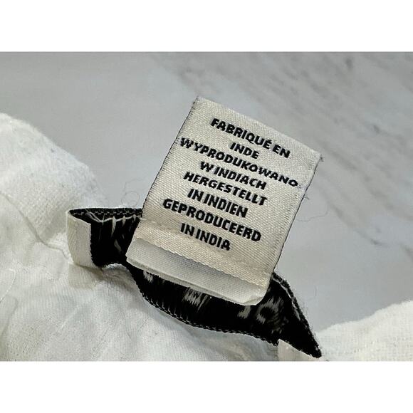 Rachel Zoe Tunic Peasant Top Off White Embroidered boho Blouse Medium - Picture 8 of 8